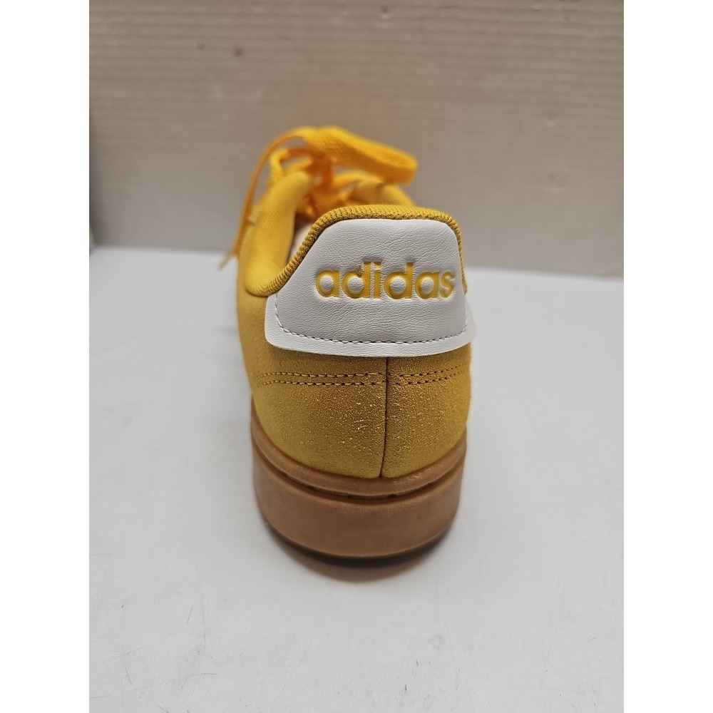 Adidas Grand Court Alpha Yellow Suede Sneaker with Gum Sole Size 11 - Picture 4 of 14